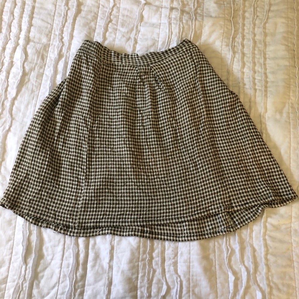 Italian Vintage Plaid skirt